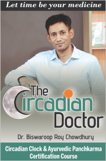 cover image of the circadian doctor book by dr biswaroop roy chowdhury