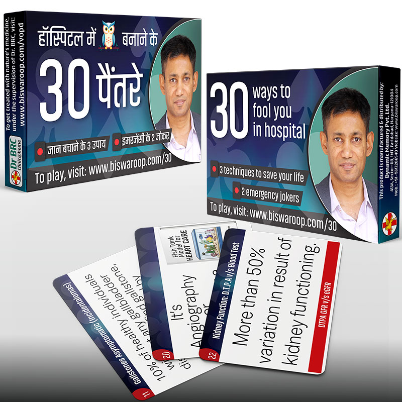30 Ways to Fool You in Hospital 35-Cards Pack by Dr Biswaroop Roy Chowdhury