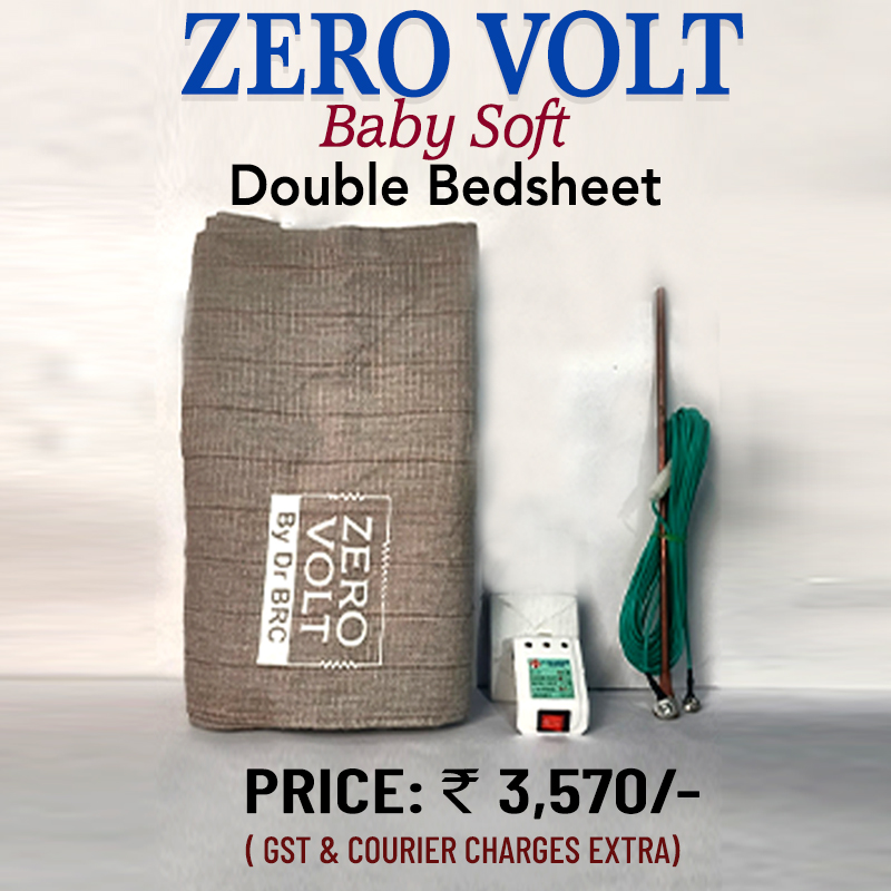 Zero Volt Baby Soft  Double Bedsheet